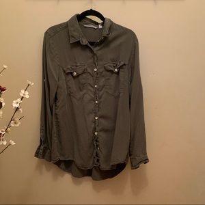 Athleta Button Down Top